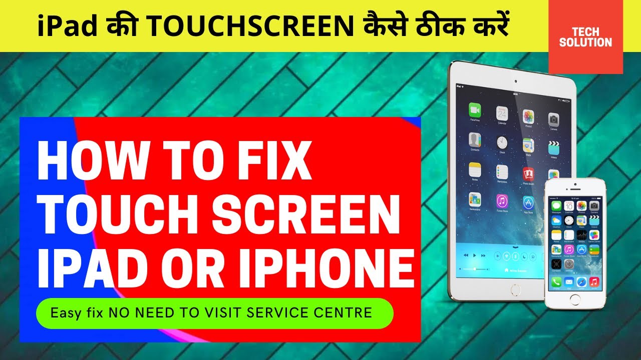 iPad or iPhone TOUCHSCREEN not working, How to FIX | Tech solution 100% ...