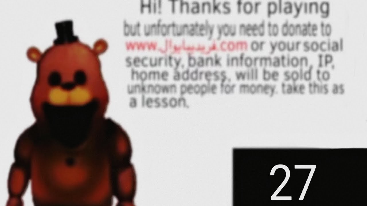 THIS FNAF VIRUS GAME WAS WAY TOO TERRIFYING..