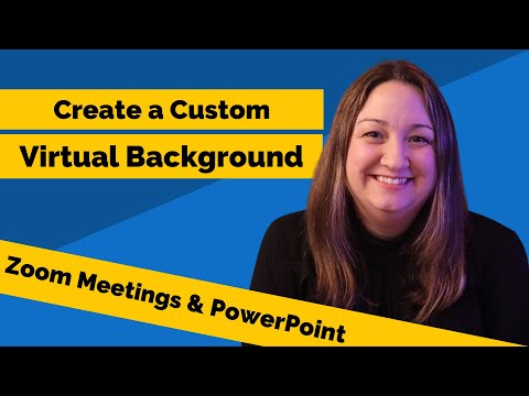 Video Create a Custom Zoom Virtual Background in PowerPoint - youtube