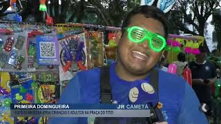 PRIMEIRA DOMINGUEIRA DO CARNAVAL CAMETAENSE JA MOVIMENTA A CIDADE