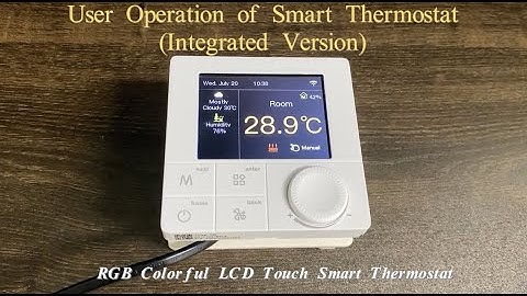 User operation of smart thermostat(integrated version) -51