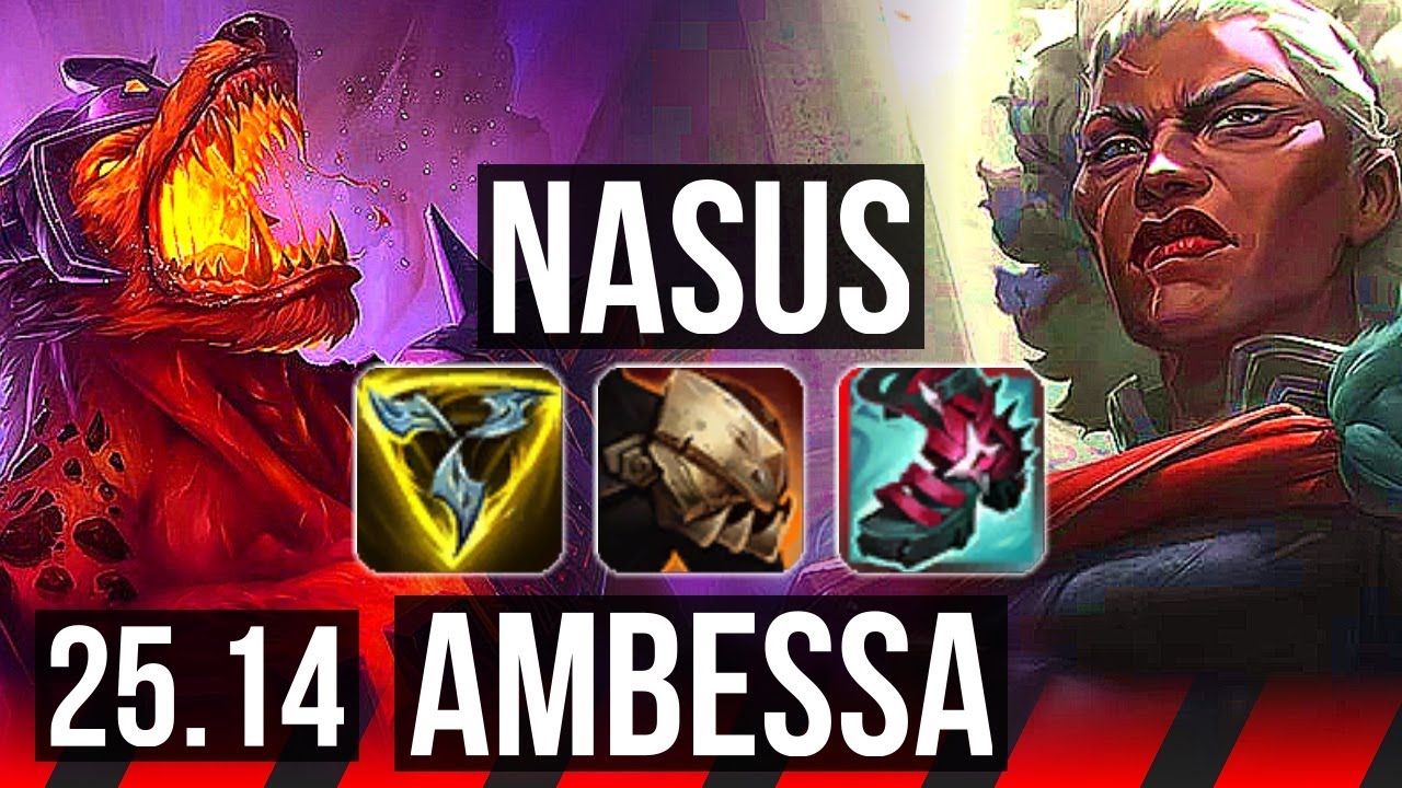 NASUS vs AMBESSA (TOP) | EUW Challenger | 25.14