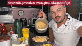 Arroz de panela esse meu almoço morando sozinho..