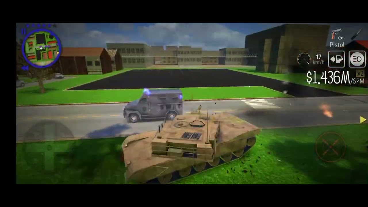 Payback 2 Dangerous Fighting Firing Car With Tank