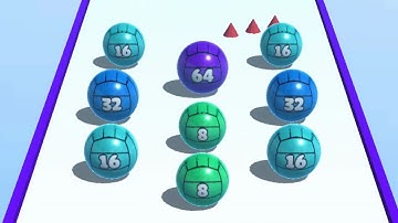 Ball Merge 2048 ! All Levels Gameplay (732-733) android, ios