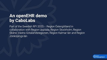 An openEHR RFI demo by CaboLabs