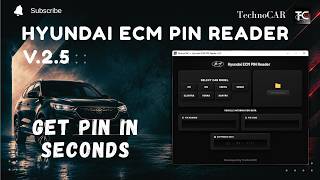 Hyundai PIN reader I PIN Extractor | UPDATE