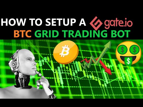 How To Setup FREE Gate.io Exchange Bitcoin Crypto Trading Grid Bot Strategy To Accumulate BTC