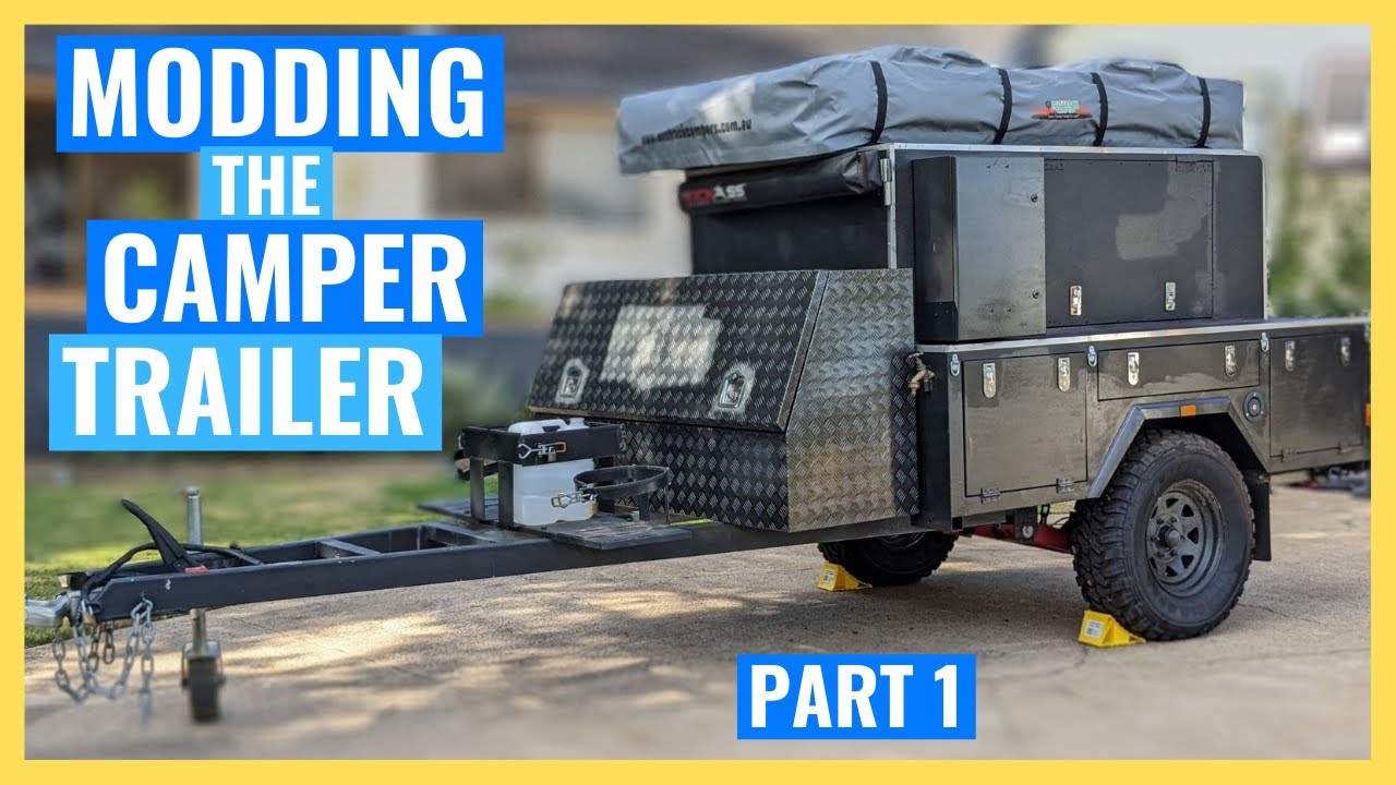 DIY Camper Trailer Build | Modifying BLACK SERIES ALPHA Camper Trailer ...