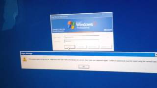 Windows xp help i can't logon in classic