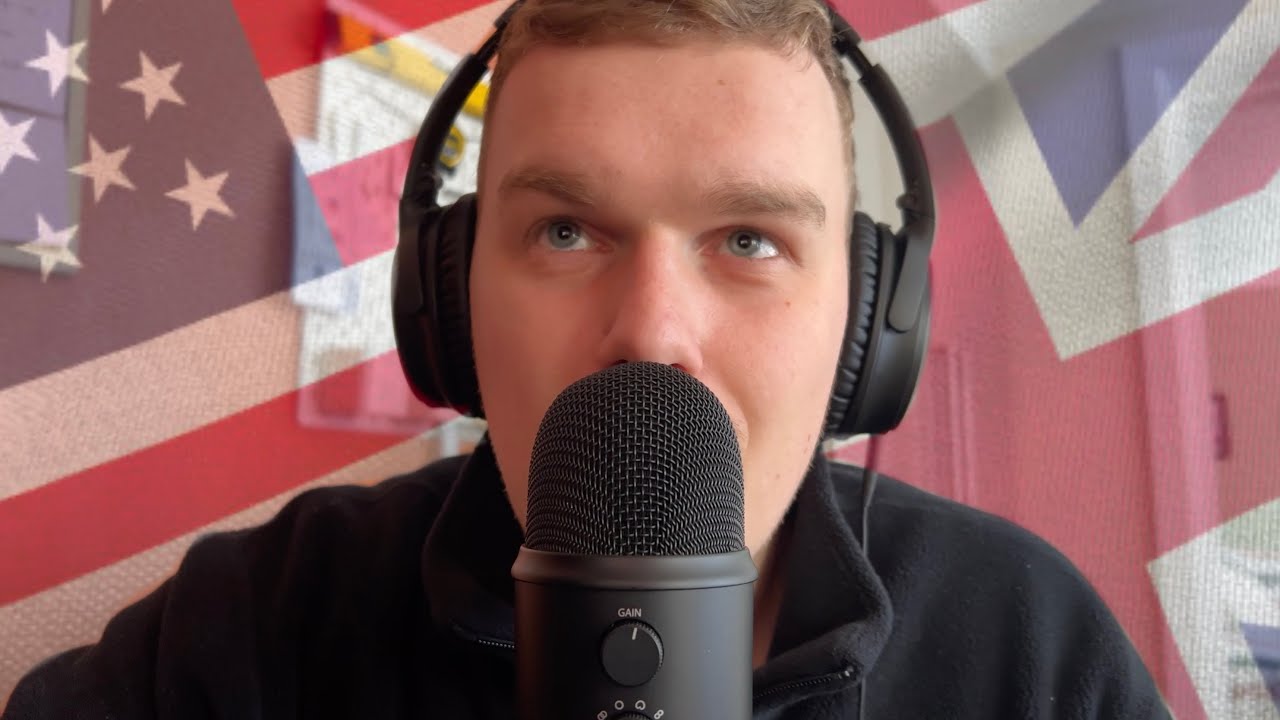 ASMR British vs American English Upclose Whisper