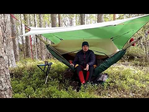 Видео: Как не замерзнуть во время ночевки в гамаке