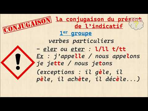 Comment conjuguer un verbe au présent de l'indicatif