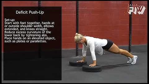 Deficit Push-Ups