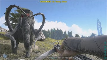 ARK: Survival Evolved Gameplay - Taming a Mammoth