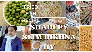 Fried fish with vegetables rice | how we can reduce weight in easy ways | @salmarizwan3998