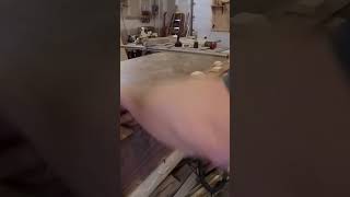 Building a walnut floating mantel