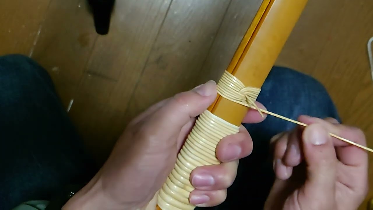 【弓道】飾り籐を巻く