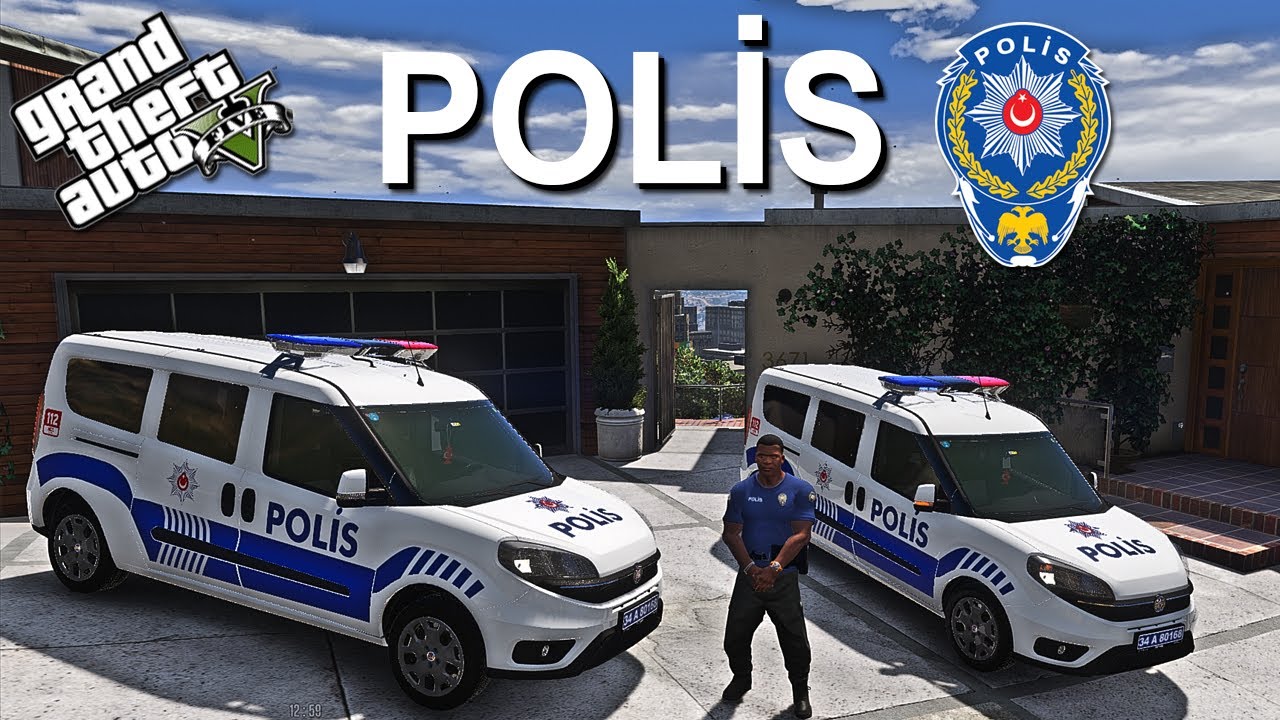 FRANKLİN POLİS OLDU HIRSIZLARI YAKALADI- GTA 5 MODS