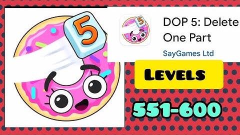 #DOP5 Delete One Part Gameplay Level #551-600