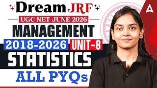 UGC NET Management Paper 2 | UGC NET Management Unit 8 Statistics By Kanupriya Mam