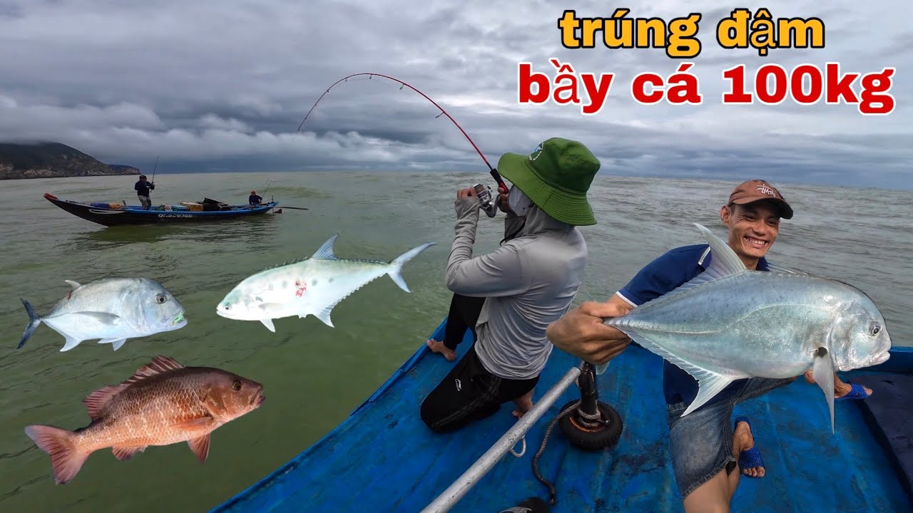 câu biển trúng bầy cá lớn ngư dân thu về hàng chục triệu đồng - phần 2