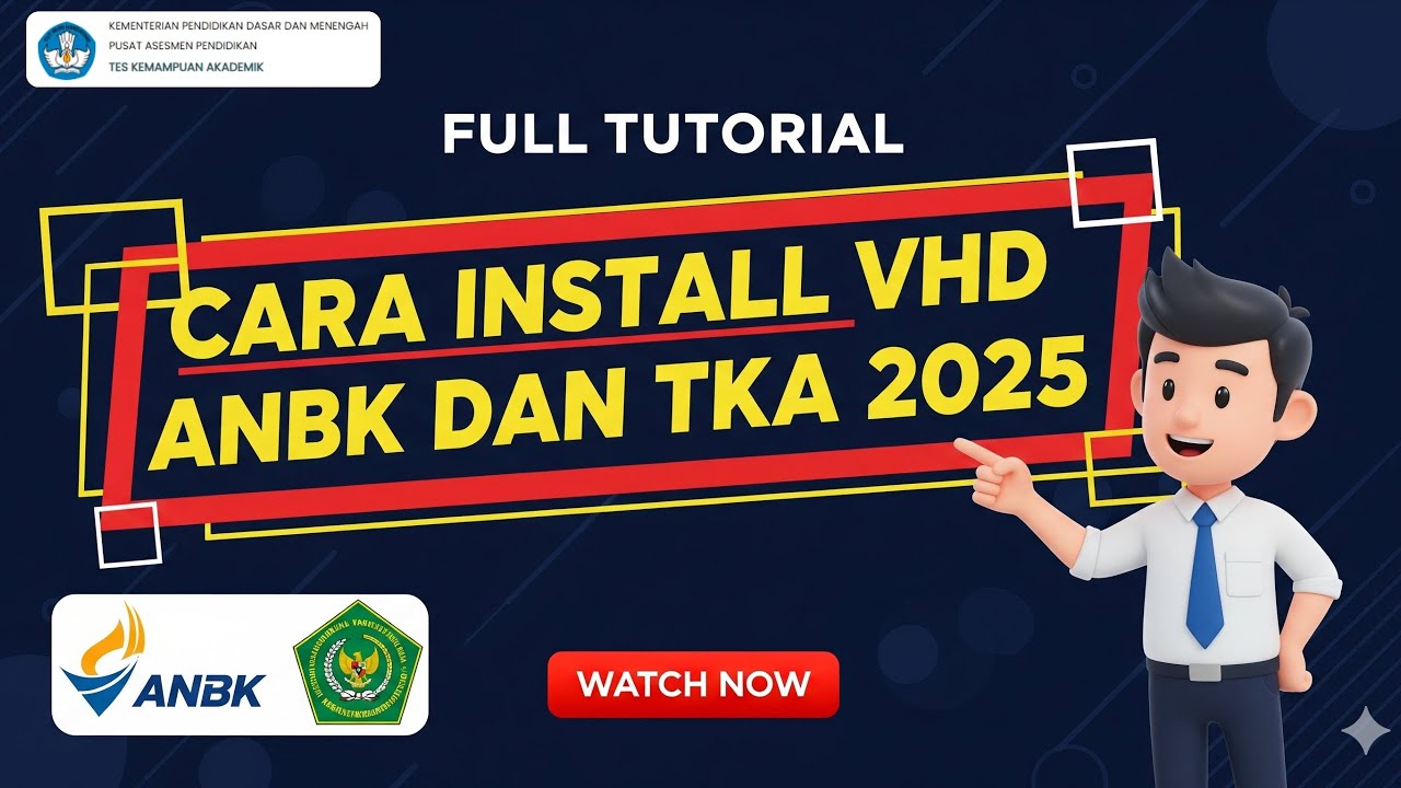 FULL TUTORIAL!! Cara Install VHD ANBK & TKA 2025 Terbaru | Anti Gagal & Lengkap