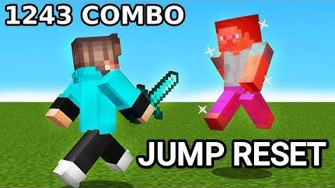 “How to MASTER Jump Resets in Minecraft Bedrock PvP (Win Every Fight!)”