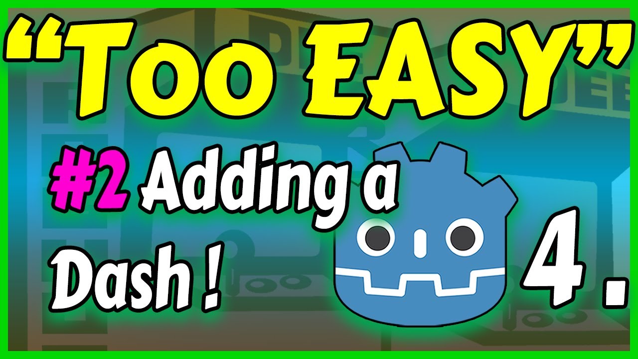 Smooth Dash In Godot 4 Top down controller - YouTube