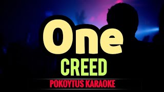 One 🎤 Creed (karaoke) #minusone  #lyrics  #lyricvideo