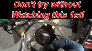 Crank Pulley Replacement tricks for GM 3.5L LX5 "Shortstar" Aurora Intrique