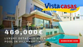 Modern Detached Villa Villamartin Marina III Private Pool Solarium Basement 469,000€