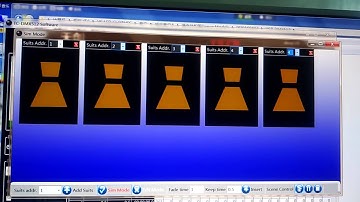 Scene semulation-How to use Tianchuang wireless dmx512 software to control LED costume
