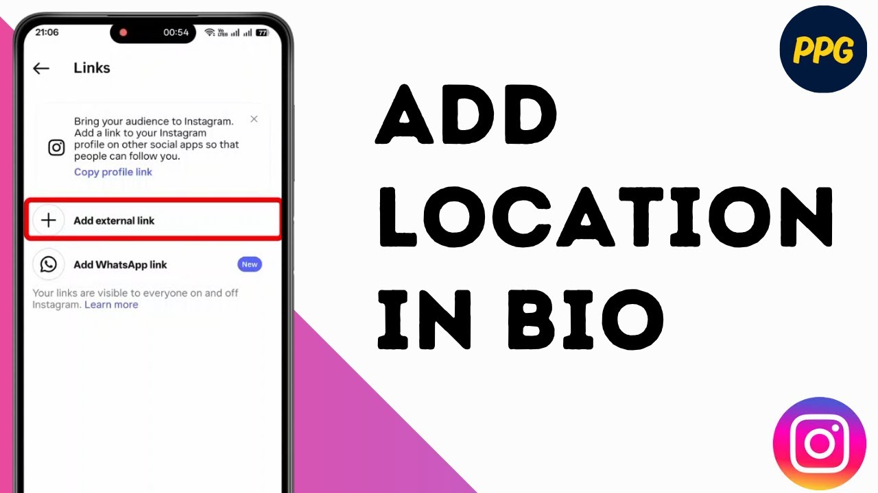 How to Add Location in Instagram Bio ?