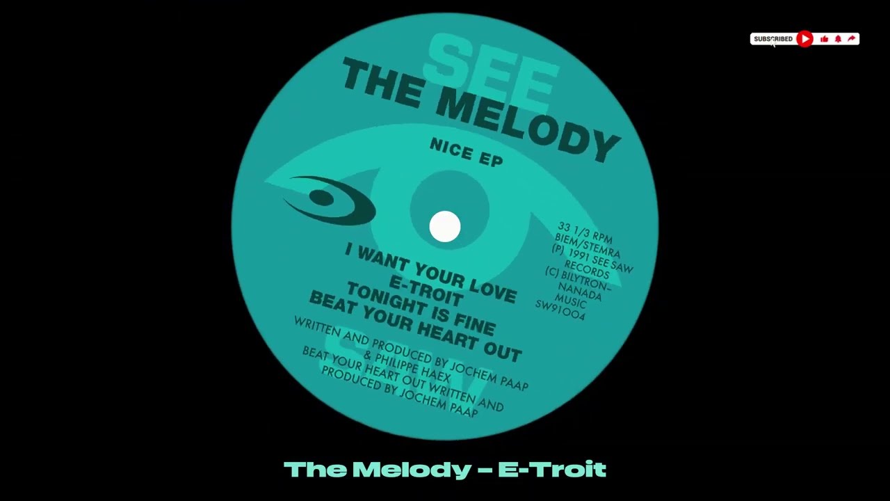 (2) The Melody – E-Troit - [See Saw – SW91004] - 2022 (1991) 