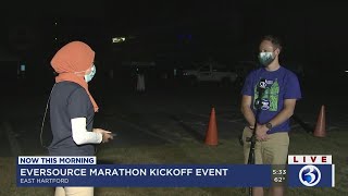 VIDEO: Step one of this year's Hartford Marathon gets underway in East Hartford