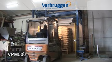 Palletizing | Automatic bag Palletizer VPM-5 by Verbruggen |  palletizing Robot