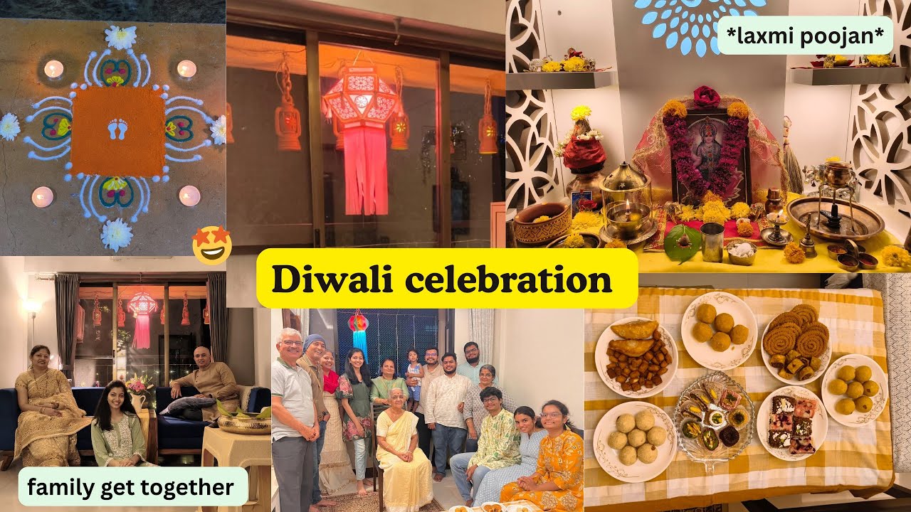 Diwali diaries...a chaotic week, family meet ups.... reaction of my grandparents to my room🪔🪞🏮