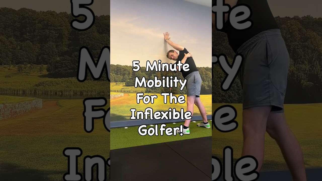 5 Minute Mobility For The Inflexible Golfer! ⛳️🧘‍♂️