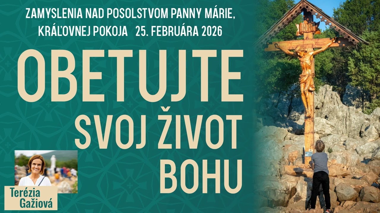 Zvuková nahrávka zamyslenia nad posolstvom z 25. februára2026