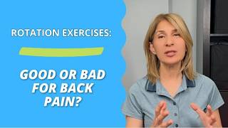 Rotation Exercises: Good or Bad for Back Pain? #backpain #coreworkout #backpainrelief