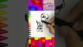 How to Draw Marshall | Paw Patrol