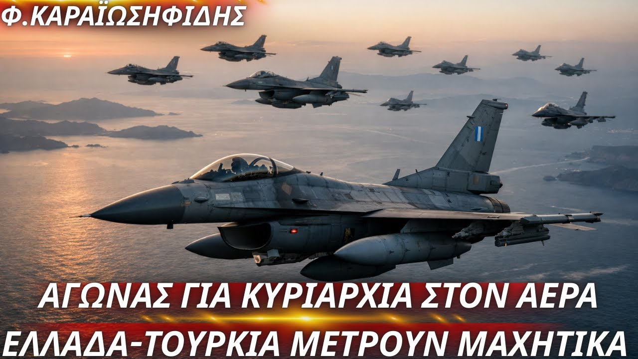 Φαίδων Καραϊωσηφίδης: Αγώνας για κυριαρχία στον αέρα- Ελλάδα-Τουρκία μετράνε μαχητικά.