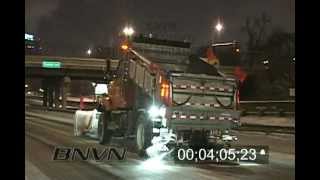 12/17/2008 Minneapolis, MN Winter storm travel hazard B-Roll