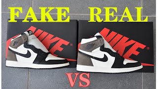 AIR JORDAN 1 MOCHA REAL VS. FAKE LJR/Mango/168SHOP BATCH