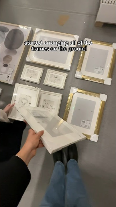 Designing a gallery wall for under $80! #interiordesign #gallerywall