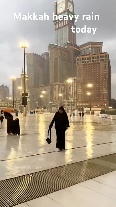 Makkah rain today hajj2025 #saudiarabia #naat newnaatsharif2024 Makkahlive Madinalive #shorts