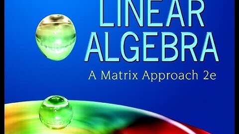GATE Previous year Mathematics Questions (Mechanical) Linear Algebra 2003,2004