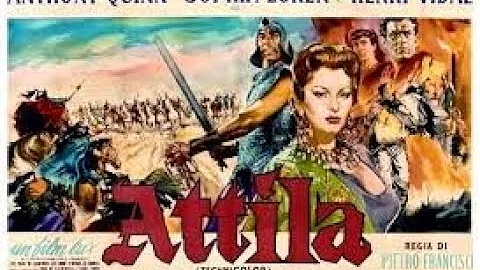 ATTILA  THE HUN 1954. Trailer in German.