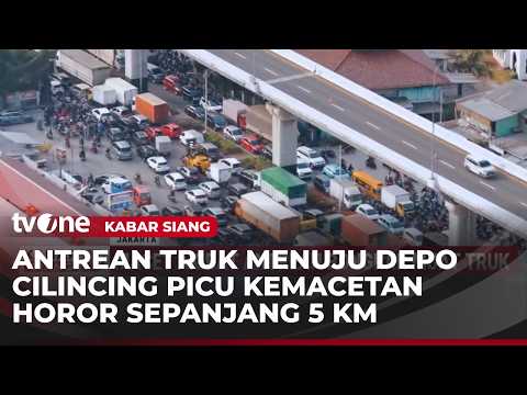 Horrific 5km Traffic Jam on Cakung-Cilincing Highway, Here's the Cause | Midday News